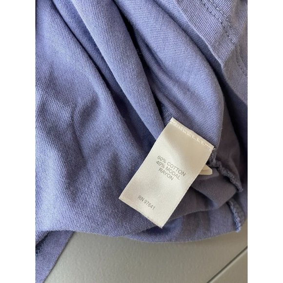 Pure Jill J. Jill women's XS blue 3/4 sleeve elliptical layered tunic top casual - Picture 4 of 5